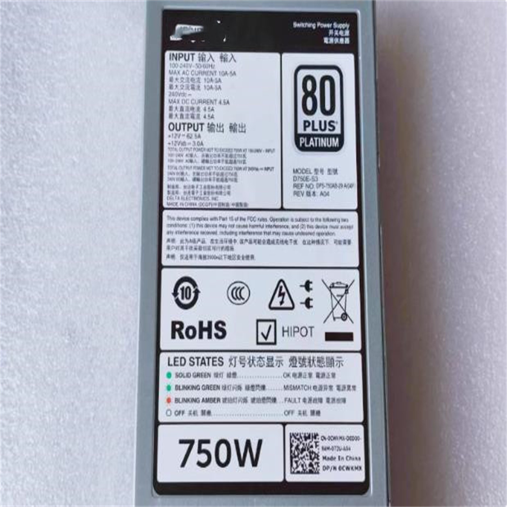 FOR DELL PowerEdge R740 R730 R - Power Supply 750W review and price