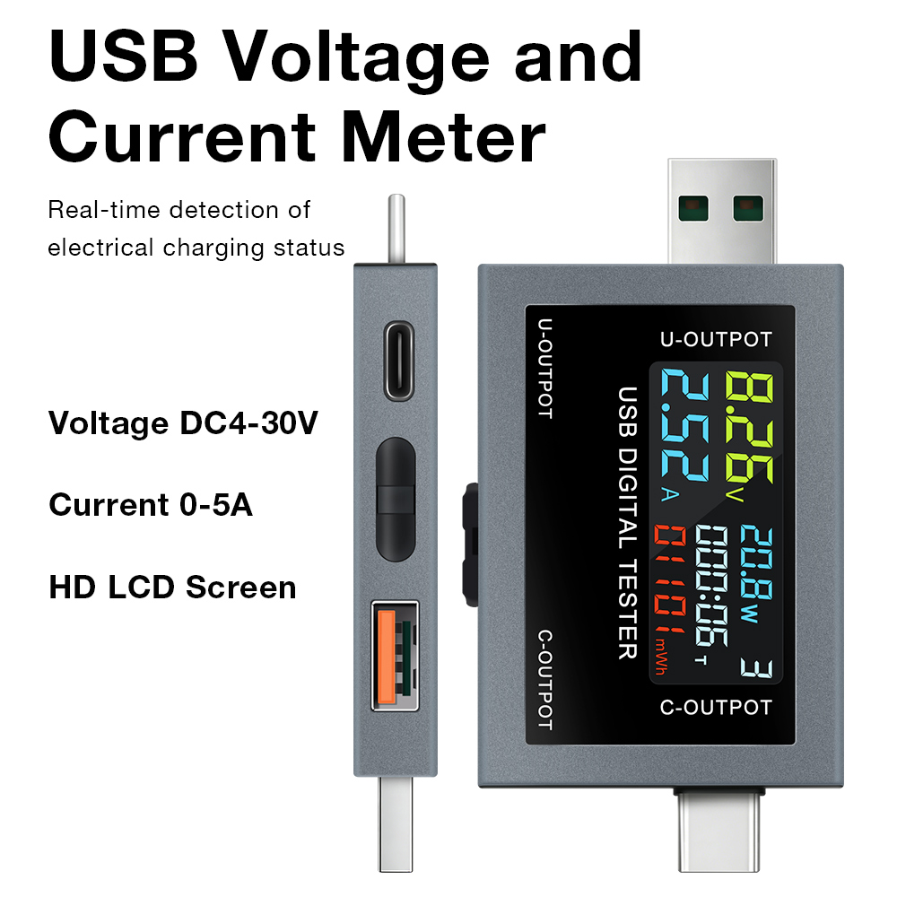 USB Type-C Charging Tester DC  - Power Supply Tester review and price
