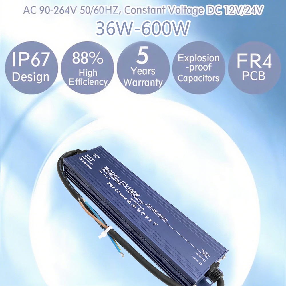 IP67 Waterproof Input 110V-265 - Power Supply 500W review and price