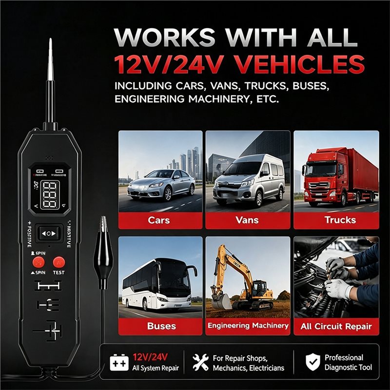 NEW-Automotive Relay Tester, D - Power Supply Tester review and price